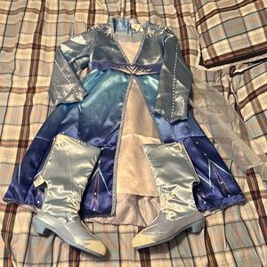 Elsa Dress Up Costume with Boots